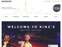 Tablet Screenshot of kingschurchlondon.org